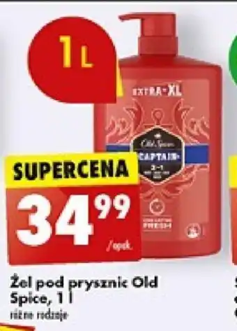 Biedronka Żel pod prysznic Old Spice, 1 l oferta