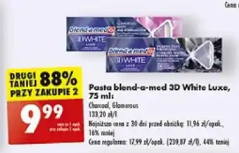 Biedronka Pasta blend-a-med 3D White Luxe, 75 ml oferta