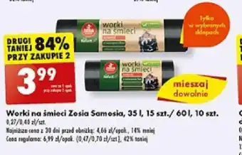 Biedronka Worki na śmieci Zosia Samosia, 10-15 szt. oferta