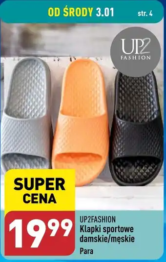 ALDI UP2FASHION Klapki sportowe damskie/męskie oferta