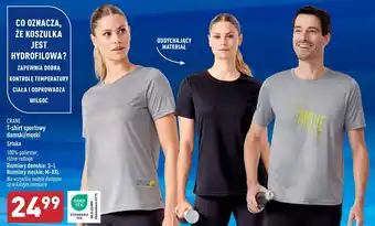 ALDI CRANE T-shirt sportowy damski/męski oferta