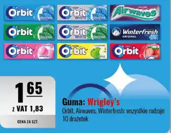 Eurocash Guma: Wrigley's 10 szt. oferta
