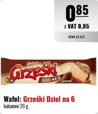 Eurocash Wafel: Grześki Dziel na 6, 26 g oferta
