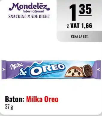 Eurocash Baton: Milka Oreo 37 g oferta