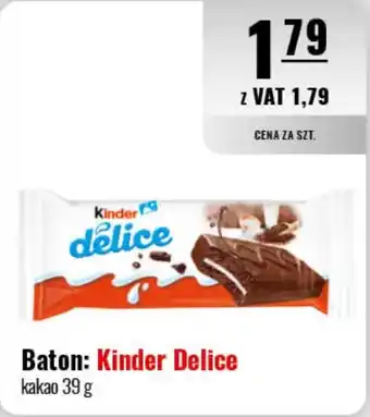 Eurocash Baton: Kinder Delice 39 g oferta