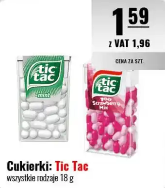 Eurocash Cukierki: Tic Tac 18 g oferta