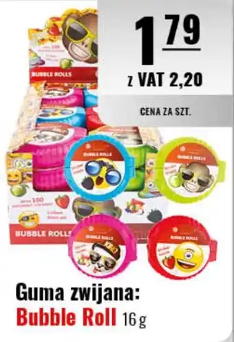 Eurocash Guma zwijana: Bubble Roll 16 g oferta