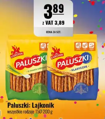 Eurocash Paluszki: Lajkonik 150-200 g oferta