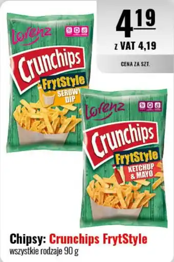 Eurocash Chipsy: Crunchips FrytStyle 90 g oferta