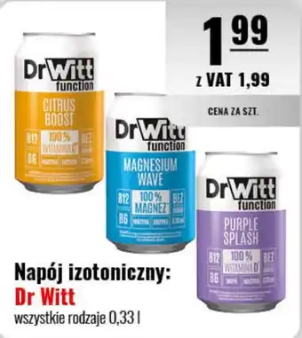 Eurocash Napój izotoniczny: Dr Witt 0,33 l oferta