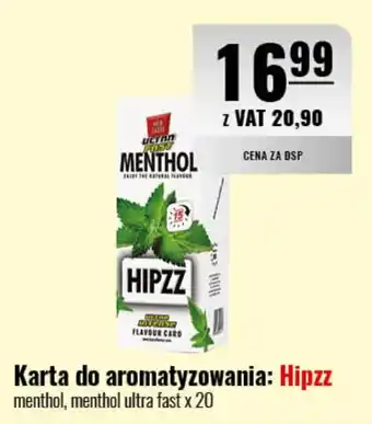 Eurocash Karta do aromatyzowania: Hipzz 20 szt. oferta