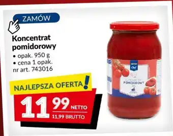 Makro Koncentrat pomidorowy 950 g oferta