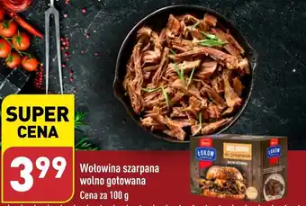 ALDI Wołowina szarpana wolno gotowana 100 g oferta