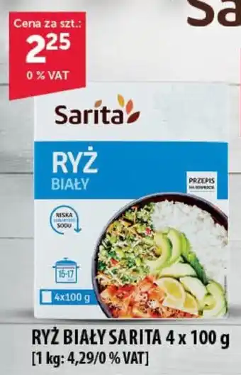 Eurocash Cash & Carry RYŻ BIAŁY SARITA 4 x 100 g oferta
