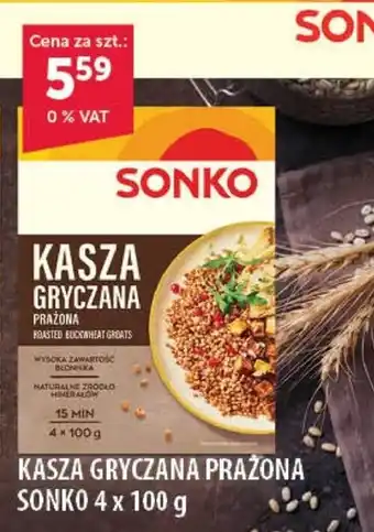 Eurocash Cash & Carry KASZA GRYCZANA PRAŽONA SONKO 4 x 100 g oferta
