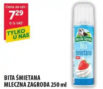 Eurocash Cash & Carry BITA ŚMIETANA MLECZNA ZAGRODA 250 ml oferta