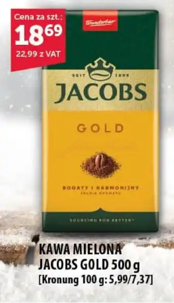 Eurocash Cash & Carry KAWA MIELONA JACOBS GOLD 500 g oferta