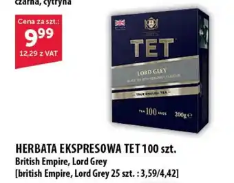 Eurocash Cash & Carry HERBATA EKSPRESOWA TET 100 szt. oferta