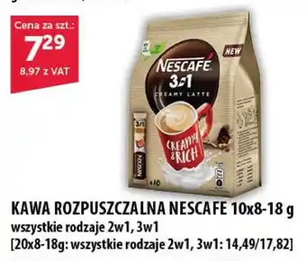 Eurocash Cash & Carry KAWA ROZPUSZCZALNA NESCAFE 10x8-18 g oferta