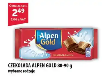 Eurocash Cash & Carry CZEKOLADA ALPEN GOLD 80-90 g oferta