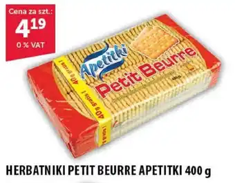 Eurocash Cash & Carry HERBATNIKI PETIT BEURRE APETITKI 400 g oferta