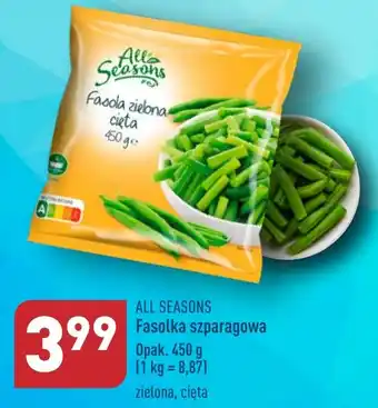 ALDI ALL SEASONS Fasolka szparagowa 450g oferta