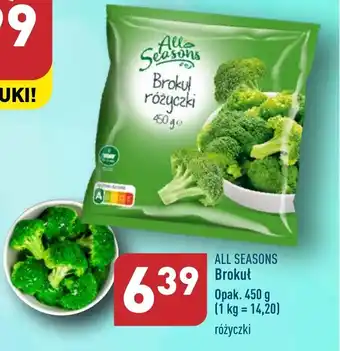 ALDI ALL SEASONS Brokuł 450g oferta