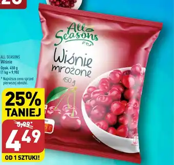 ALDI ALL SEASONS Wiśnie 450g oferta