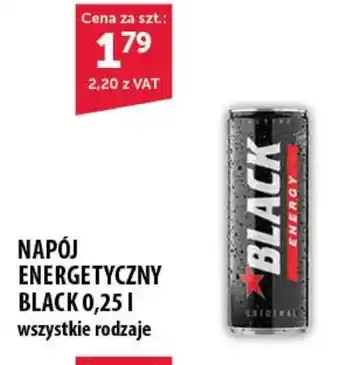 Eurocash Cash & Carry NAPÓJ ENERGETYCZNY BLACK 0,25 I oferta