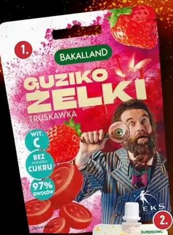 ALDI BAKALLAND Żelki owocowe Opak. 34 g oferta