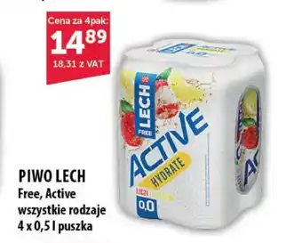 Eurocash Cash & Carry PIWO LECH 4x0,5 l oferta