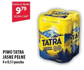 Eurocash Cash & Carry PIWO TATRA JASNE PEŁNE 4 x 0,5 l puszka oferta