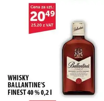 Eurocash Cash & Carry WHISKY BALLANTINE'S FINEST 40 % 0,2 l oferta