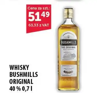 Eurocash Cash & Carry WHISKY BUSHMILLS ORIGINAL 40 % 0,7 l oferta