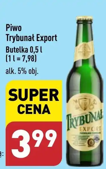ALDI Piwo Trybunał Export Butelka 0,5 l oferta