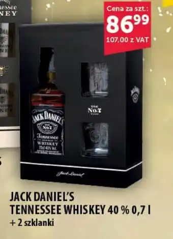Eurocash Cash & Carry JACK DANIEL'S TENNESSEE WHISKEY 40 % 0,7 l oferta