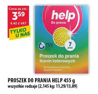 Eurocash Cash & Carry PROSZEK DO PRANIA HELP 455 g oferta