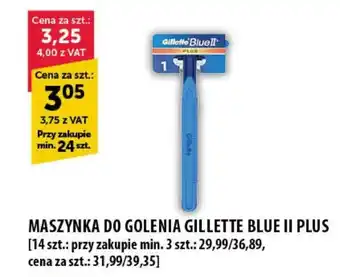 Eurocash Cash & Carry MASZYNKA DO GOLENIA GILLETTE BLUE II PLUS oferta