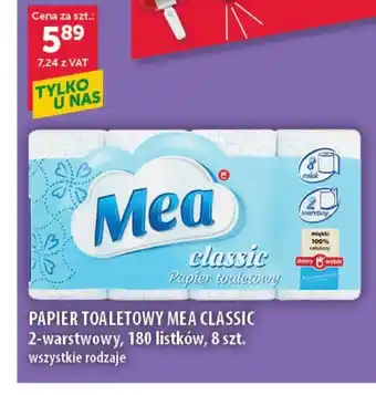 Eurocash Cash & Carry PAPIER TOALETOWY MEA CLASSIC oferta