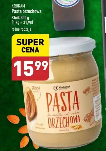 KRUKAM Pasta orzechowa Słoik 500 g