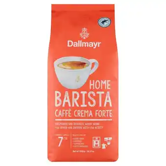 Stokrotka Dallmayr home barista caffe crema forte kawa ziarnista 1000 g oferta