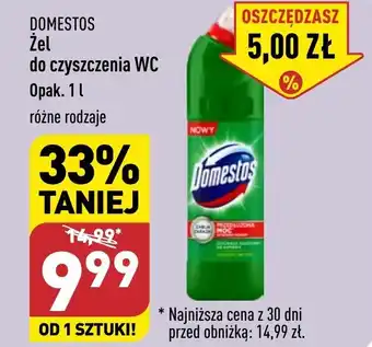 ALDI DOMESTOS Żel do czyszczenia WC 1l oferta