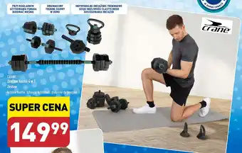 ALDI CRANE Zestaw hantli 4 w1 oferta