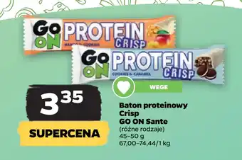 Netto Baton proteinowy crisp go on sante oferta