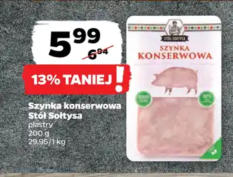 Netto Szynka konserwowa stół sołtysa oferta