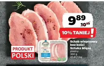 Netto Schab wieprzowy bez kości sztuka mięsa oferta
