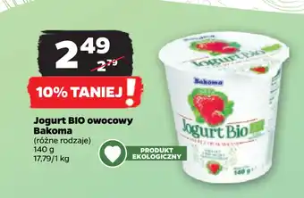 Netto Jogurt bio owocowy bakoma oferta