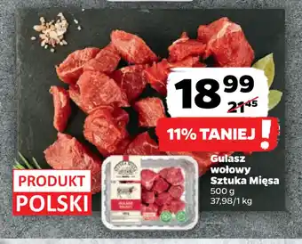Netto Gulasz wołowy sztuka mięsa oferta
