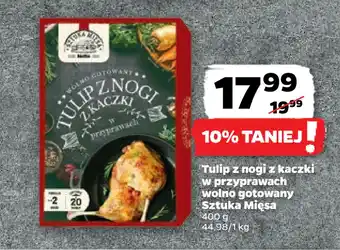 Netto Tulip z nogi z kaczki w przyprawach wolno gotowany sztuka mięsa oferta