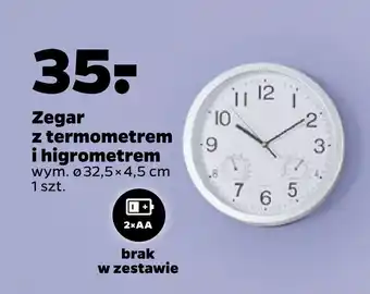 Netto Zegar z termometrem i higrometrem oferta